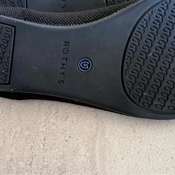 Rothy’s The Point Washable Flats Black Size W9 - Picture 11 of 11